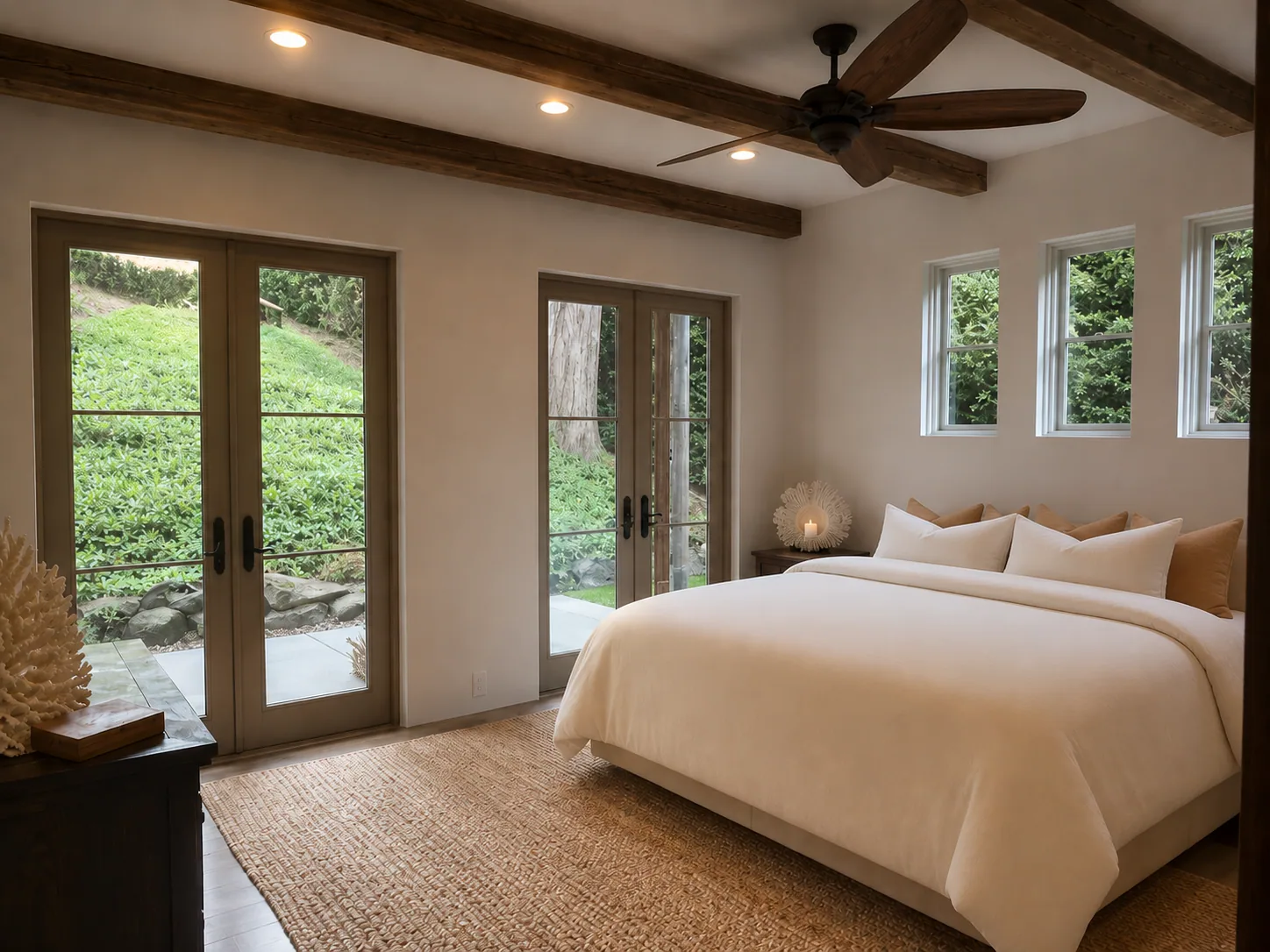 Garden suite with French doors