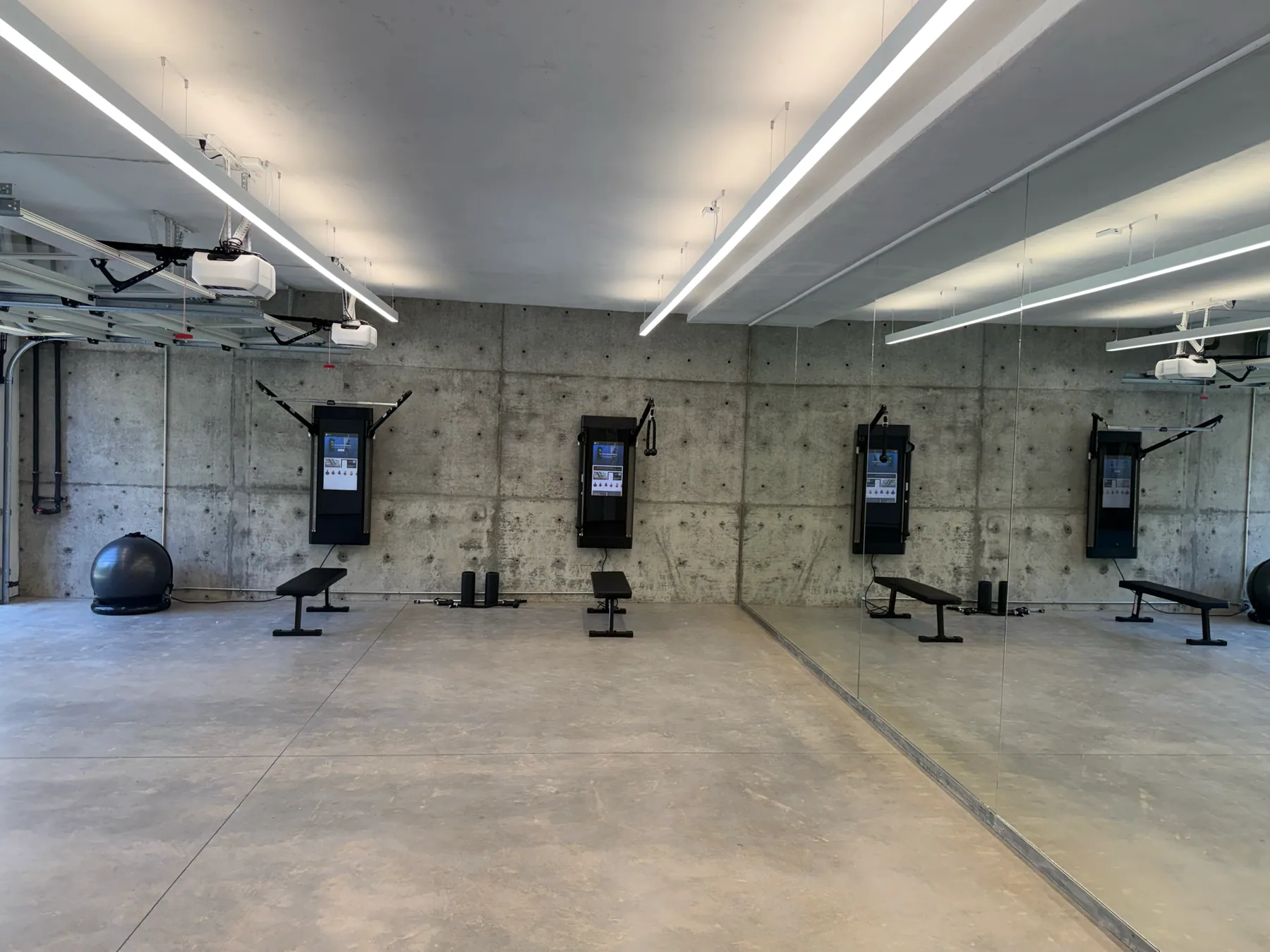 ANEW gym with Tonal training systems